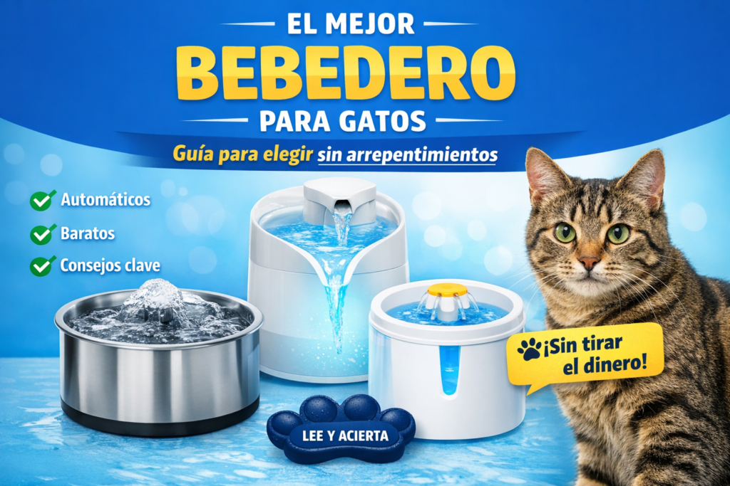 bebedero para gatos