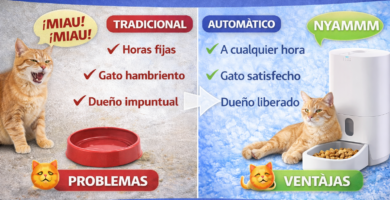 comedero automatico gatos