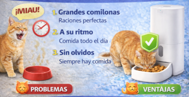 comedero automatico gatos