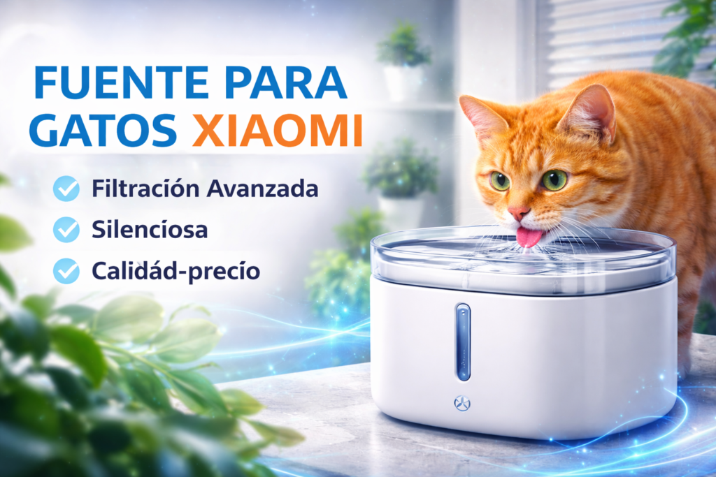 fuente para gatos xiaomi