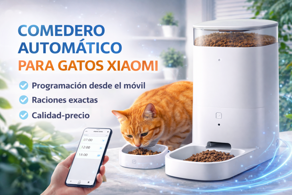 Comedero automático gatos xiaomi