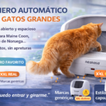 arenero automáticos para gatos grandes