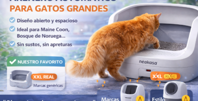 arenero automáticos para gatos grandes