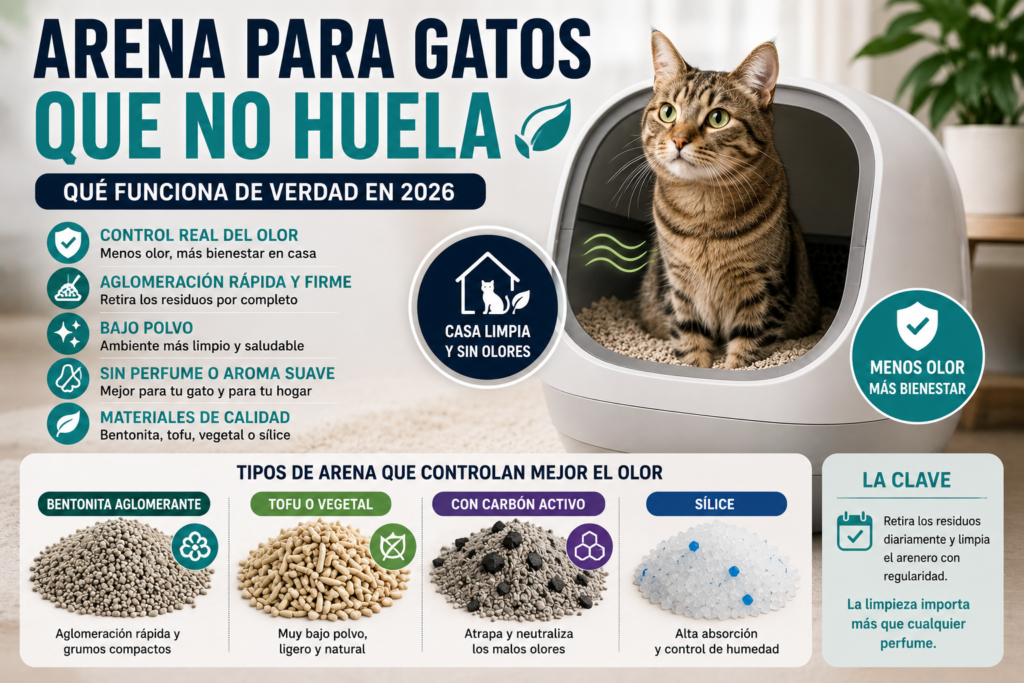 arena para que no huela arenero