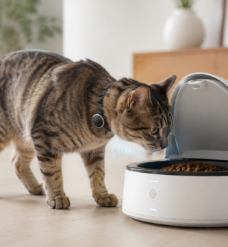 Comedero automático para gatos