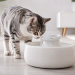 Fuente de cerámica para gatos