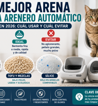 mejor arena para arenero automatico