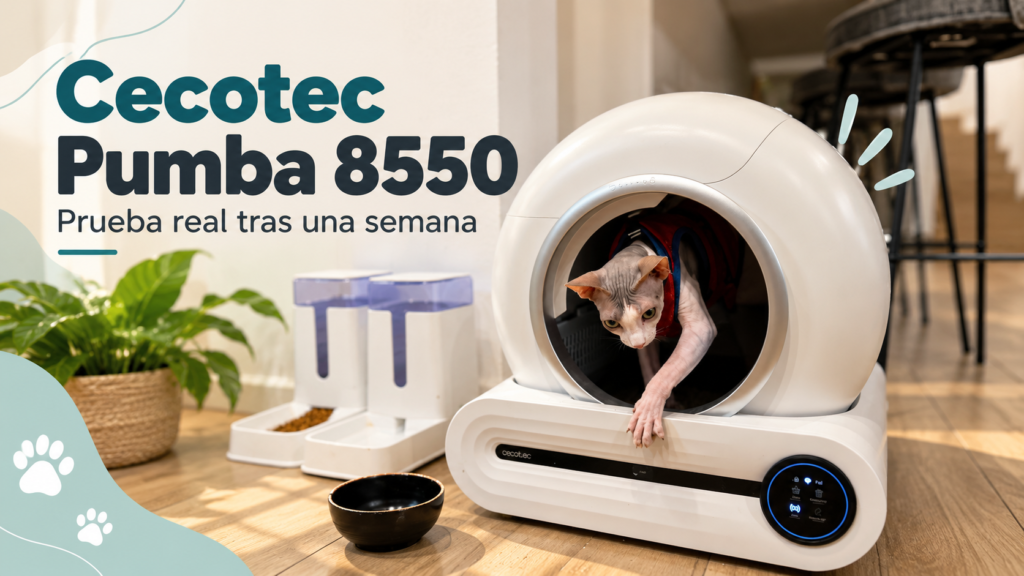 Prueba de una semana del arenero cecotec